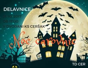 NOČ ČAROVNIC – DELAVNICE